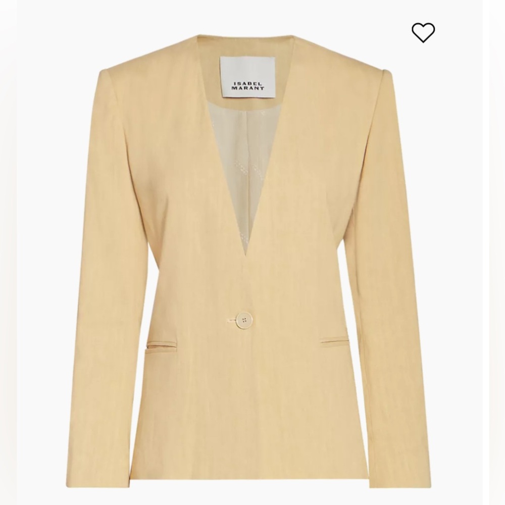 Isabel Marant Manzil structured blazer hemp mix 40 / US 8 like new linen